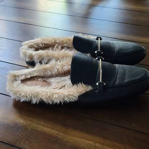 A new day faux fur loafers